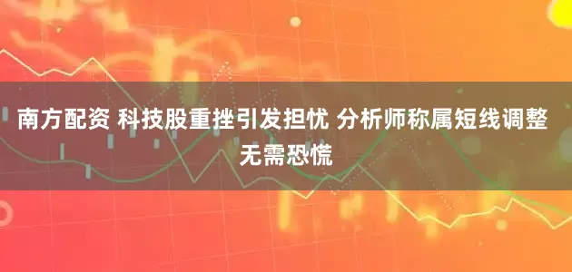 南方配资 科技股重挫引发担忧 分析师称属短线调整 无需恐慌